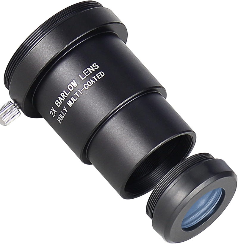 Celticbird 1.25 Inch Fully Multi-Coated Metal Barlow Lens 2X, with M42 Thread Camera Connect Interface - for Telescope Eyepiece - Image 4